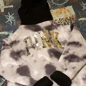 Vs Pink Bling Zip Up